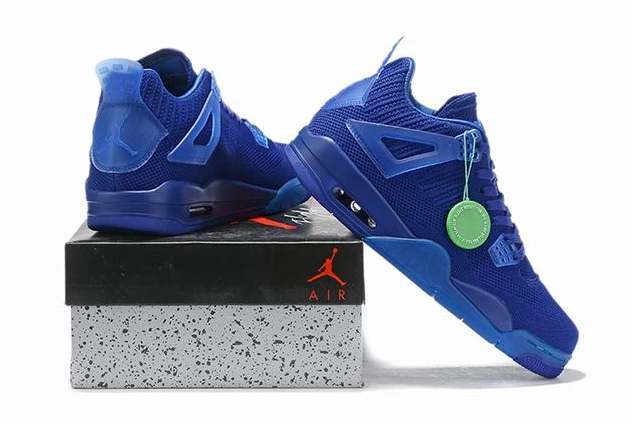 Air Jordan 4 Flyknit Low Hyper Royal-1