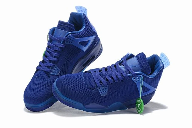 Air Jordan 4 Flyknit Low Hyper Royal-1
