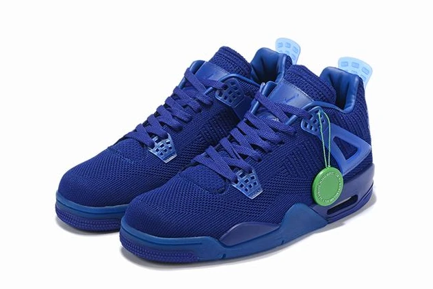 Air Jordan 4 Flyknit Low Hyper Royal-1