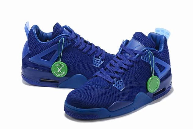 Air Jordan 4 Flyknit Low Hyper Royal-1