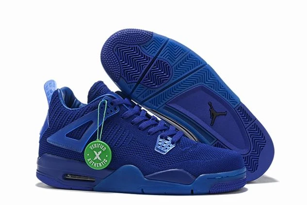 Air Jordan 4 Flyknit Low Hyper Royal-1