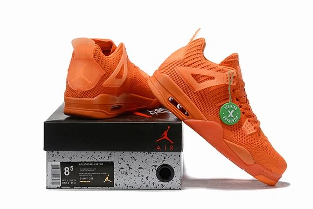 Air Jordan 4 Flyknit Low Total Orange