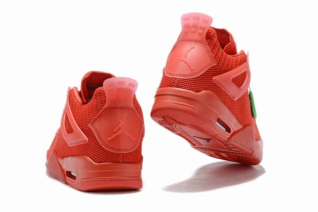 Air Jordan 4 Flyknit Low University Red-1