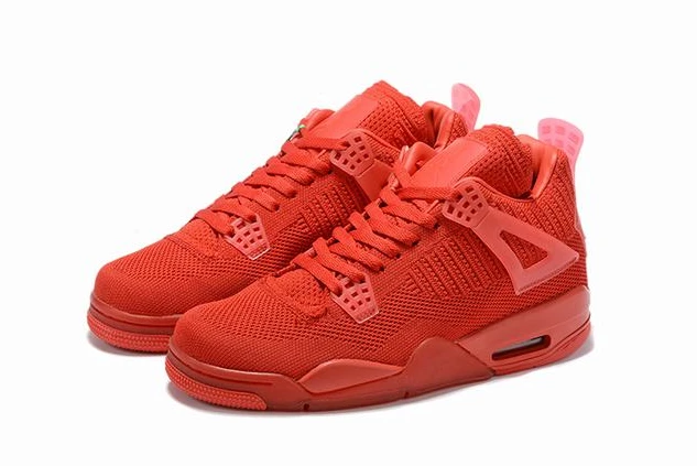 Air Jordan 4 Flyknit Low University Red-1