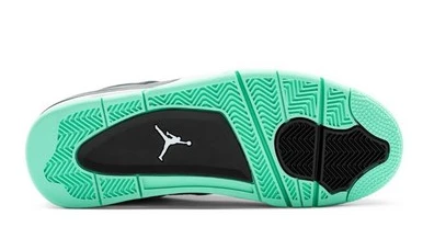 Replicashoes ru Air Jordan 4 Green Glow