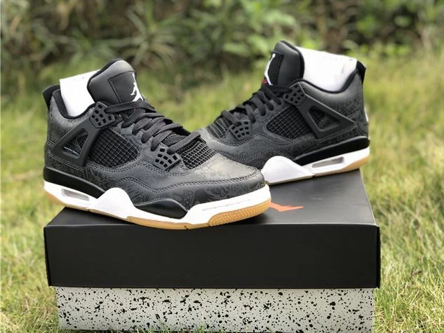 Air Jordan 4 Laser SE Black Gum-01