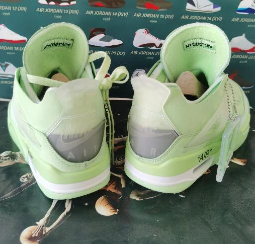 Air Jordan 4 Off-White Green