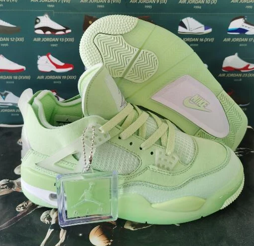 Air Jordan 4 Off-White Green