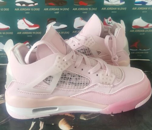 Air Jordan 4 Off-White Pink