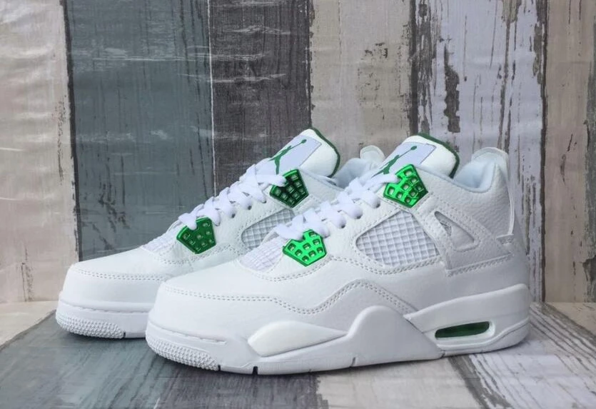Air Jordan 4 Retor White Green-1