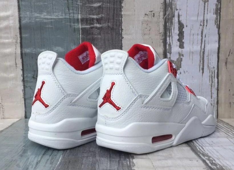 Air Jordan 4 Retor White Red-1