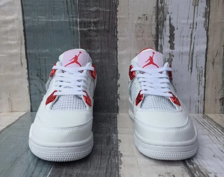 Air Jordan 4 Retor White Red-1