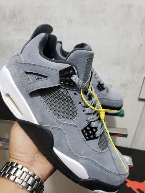 Air Jordan 4 Retro Cool Gray Black White-1