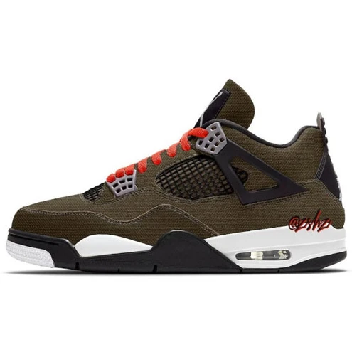 Air Jordan 4 Retro Olive Canvas