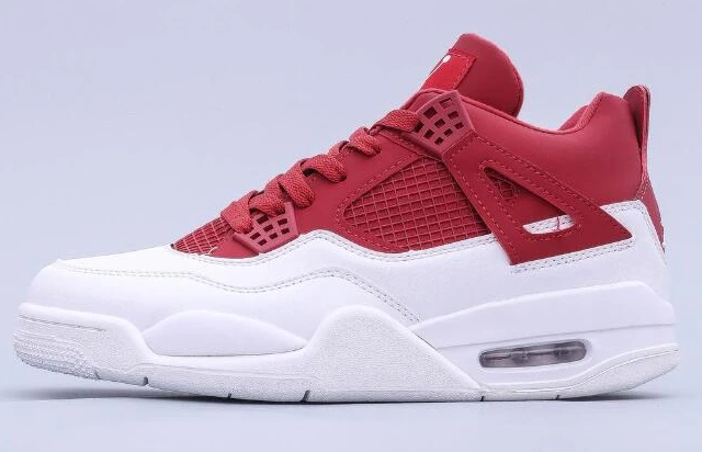 Air Jordan 4 Retro Wine Red White-1