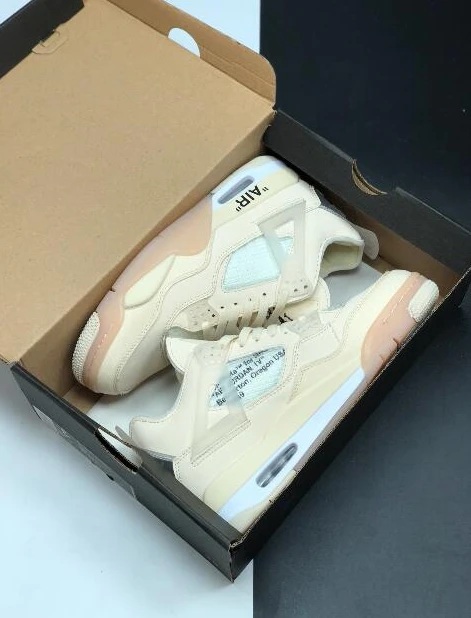 Air Jordan 4 WMNS Dothe Right Thing Off-White