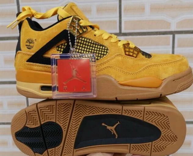 Air Jordan 4 Wheat Golden Black-01