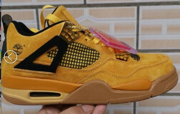Air Jordan 4 Wheat Golden Black-01