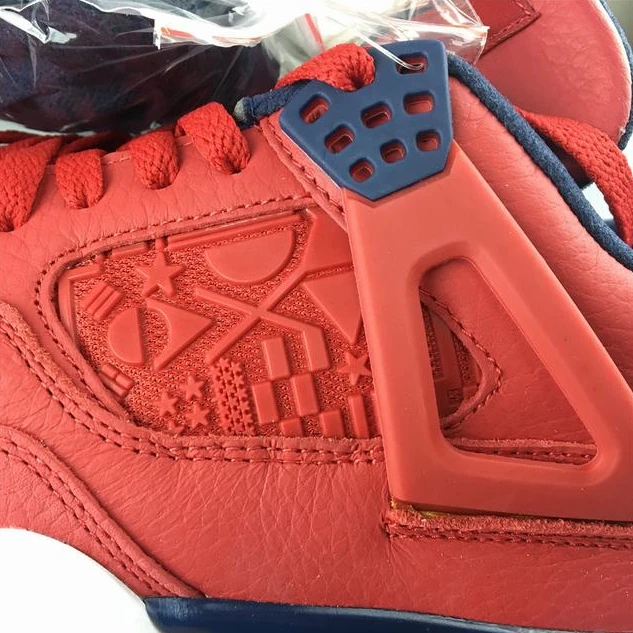 Air Jordan 4 World Cup League Red-1