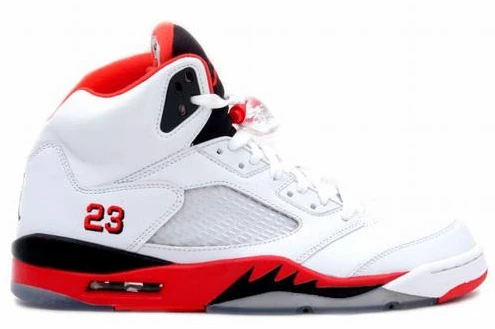 Air Jordan 5 (V) Retro Fire Red Women