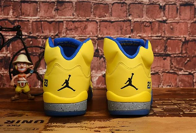 Air Jordan 5 All Yellow-1