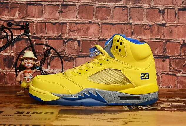 Air Jordan 5 All Yellow-1