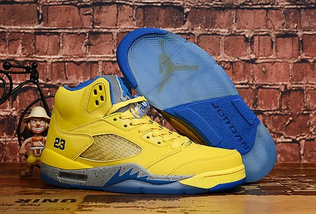 Air Jordan 5 All Yellow-1
