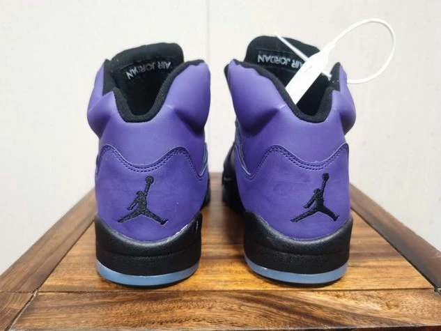 Air Jordan 5 Black Purple Grapes-1