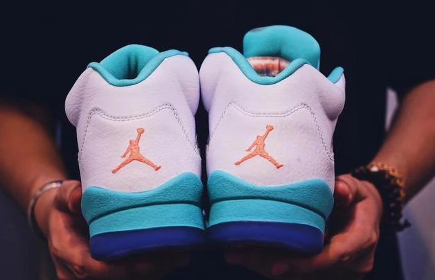 Air Jordan 5 GS Light Aqua-1