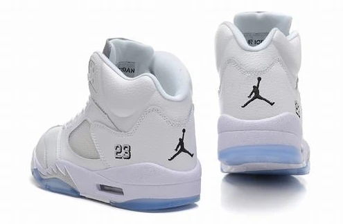 Air Jordan 5 Retro White Metallic Silver