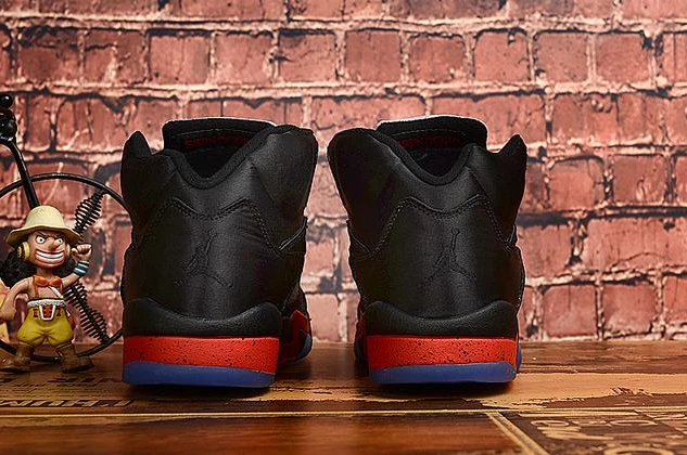 Air Jordan 5 Silk Black Red-1
