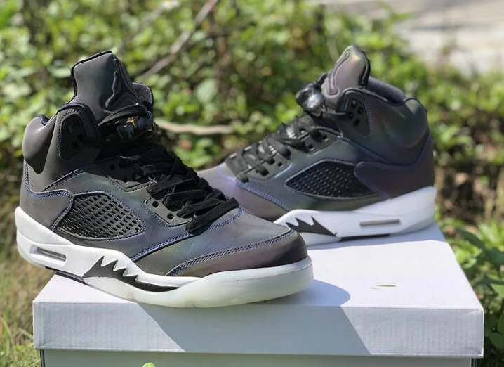Air Jordan 5 WMNS Oil Grey-1