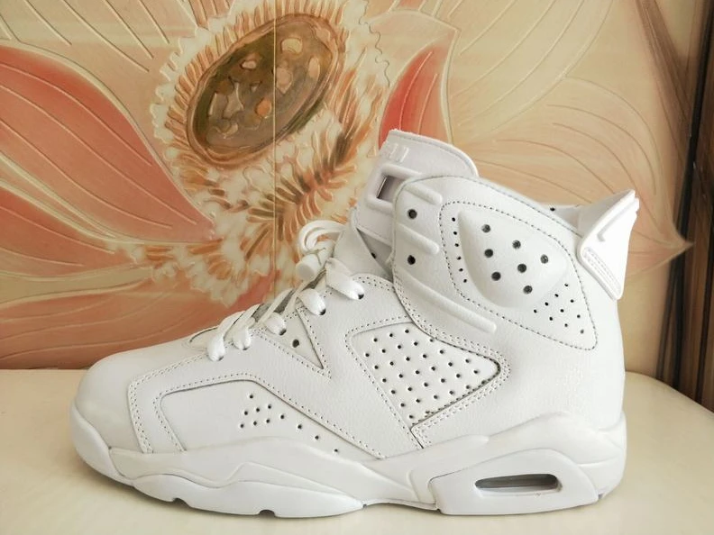 Air Jordan 6 All White-01