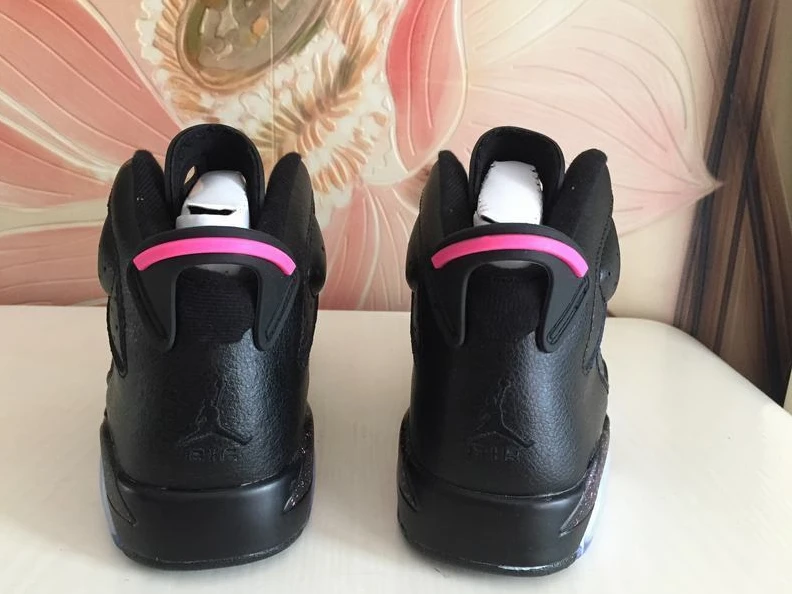 Air Jordan 6 GS Black Pink 3M-01
