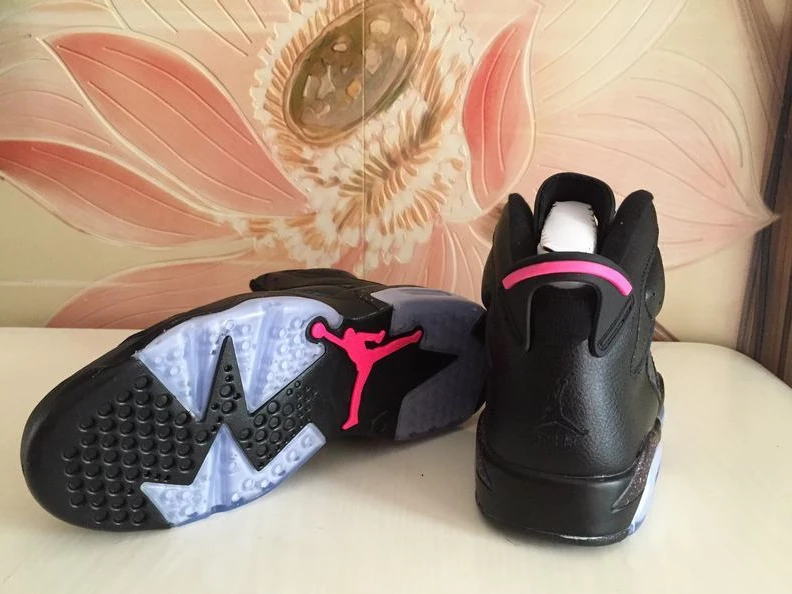 Air Jordan 6 GS Black Pink 3M-01