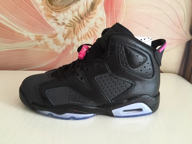 Air Jordan 6 GS Black Pink 3M-01