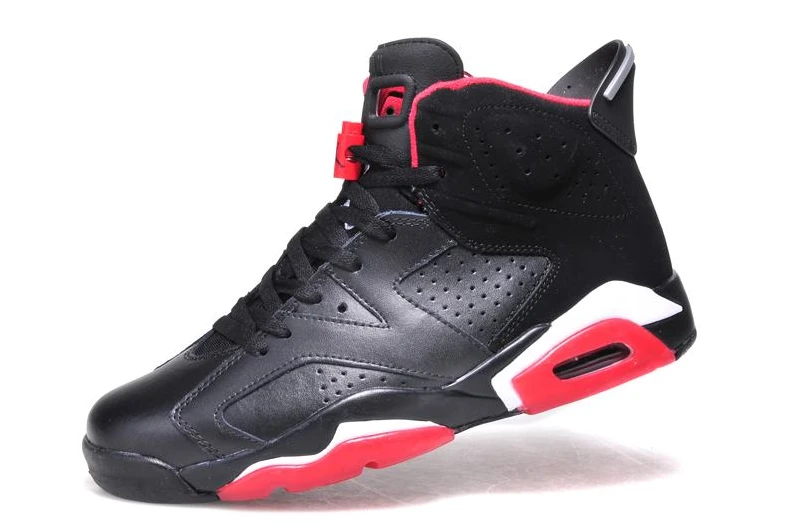 Air Jordan 6 GS Black Red-1