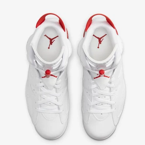 Air Jordan 6 Red White and University Red