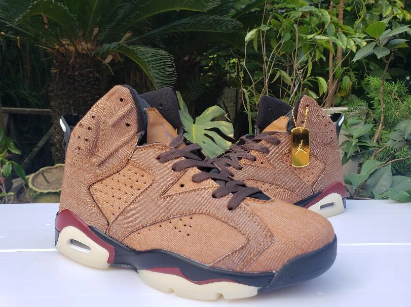 Air Jordan 6 Retro Cowboy Brown-1