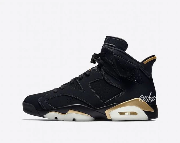 Air Jordan 6 Retro DMP Black Gold-1