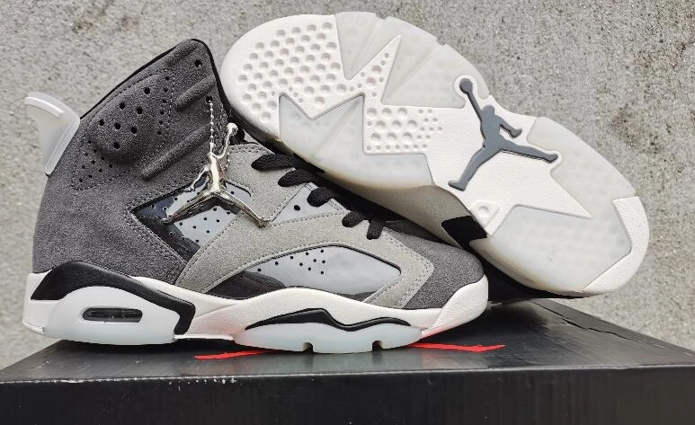 Air Jordan 6 Retro Dark Gray White