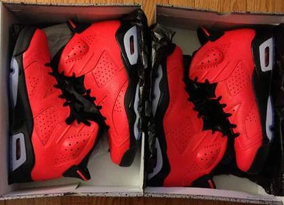 Air Jordan 6 Retro Infrared 23 Black-Infrared 23