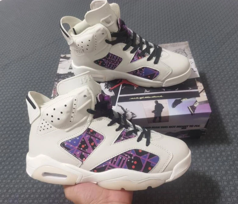 Air Jordan 6 Retro Khaki Purple-1