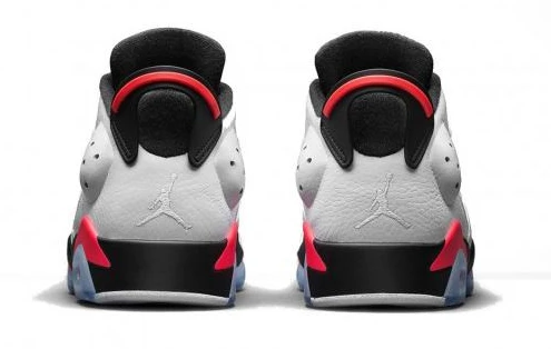 Air Jordan 6 Retro Low White Infrared 23-Black