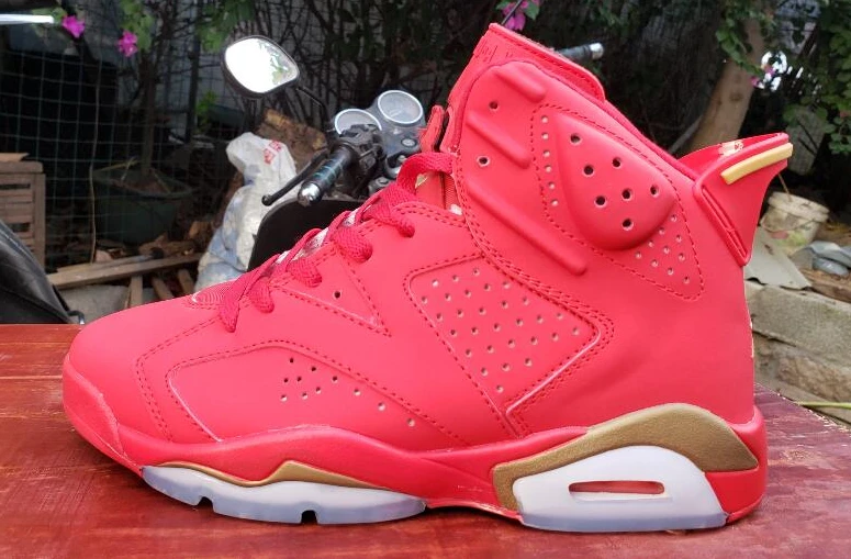 Air Jordan 6 Retro Red Gold-1