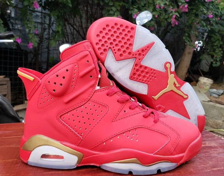 Air Jordan 6 Retro Red Gold-1