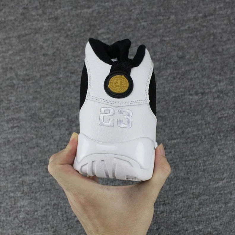 Air Jordan 9 New Black White
