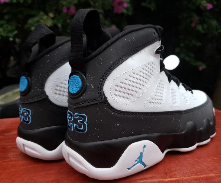 Air Jordan 9 White Black Jade-1
