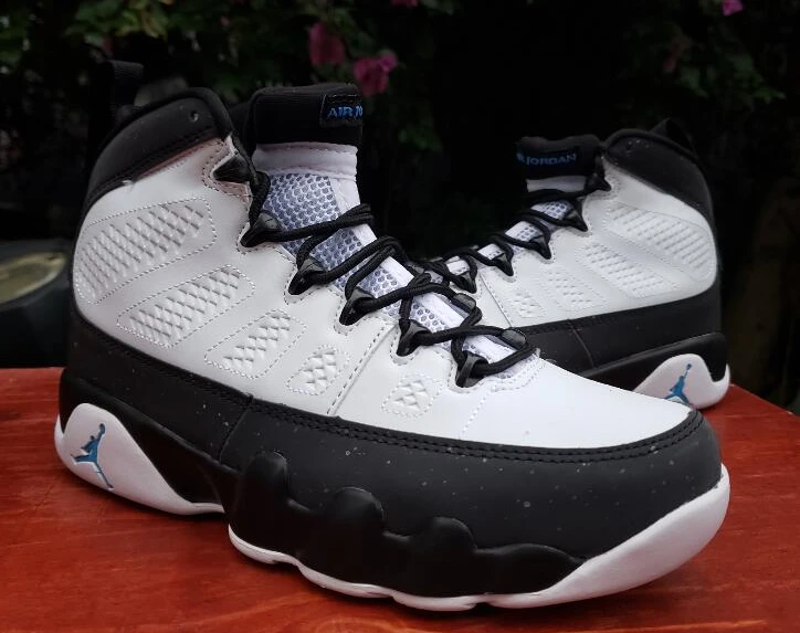 Air Jordan 9 White Black Jade-1
