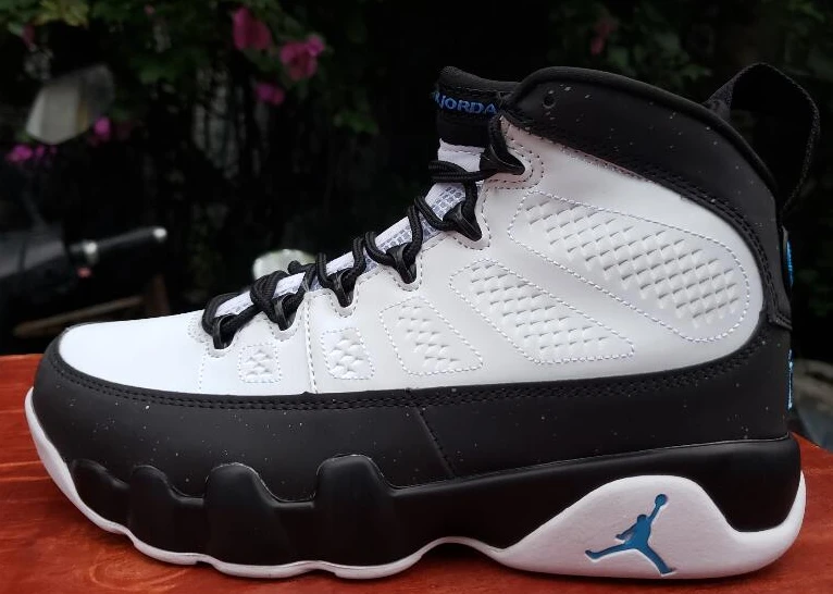 Air Jordan 9 White Black Jade-1